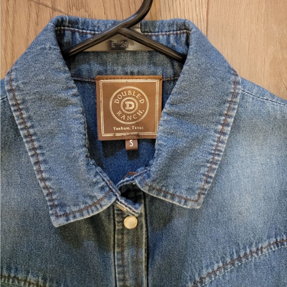 Double D Ranch Women's Denim Shirt S - Picture 6 of 8